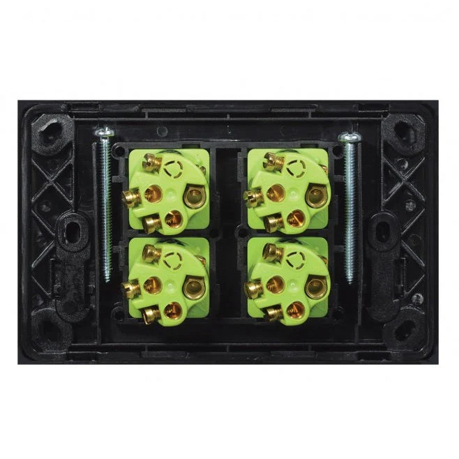 Clouded Leopard Horizontal 4 Gang Switch, Available in 2 Colours - Image 4