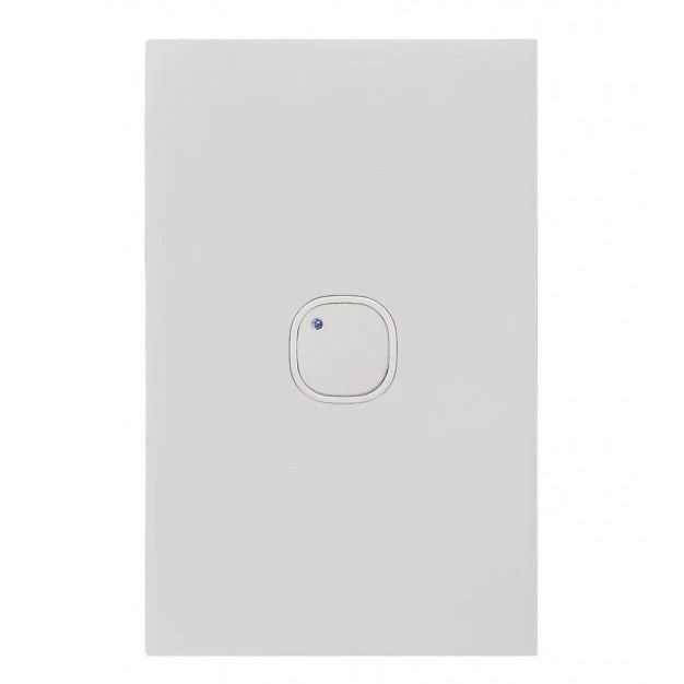 Clouded Leopard 1 Gang Electronic Push Button Switch, Available in 2 Colours