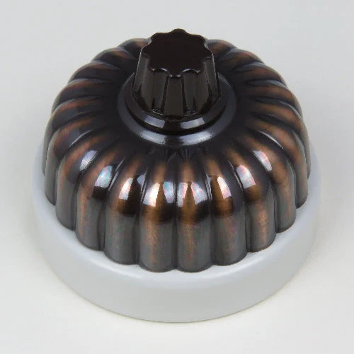 Classic 20 Series Plate With Universal Dimmer With Fluted Cover And Porcelain Base - Image 11