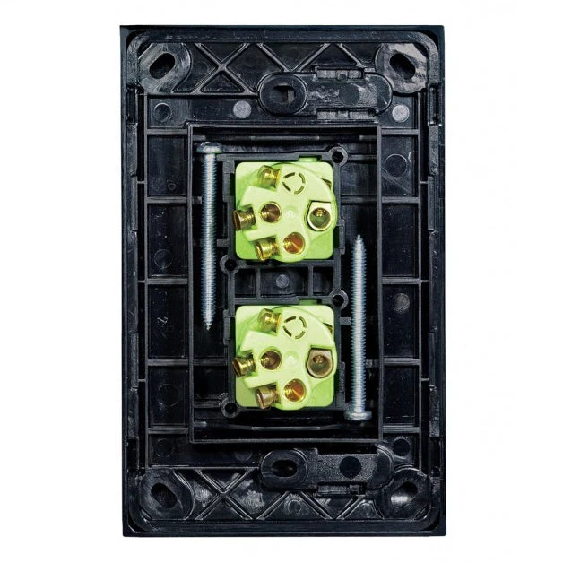 Clouded Leopard Vertical 2 Gang Switch, Available in 2 Colours - Image 4