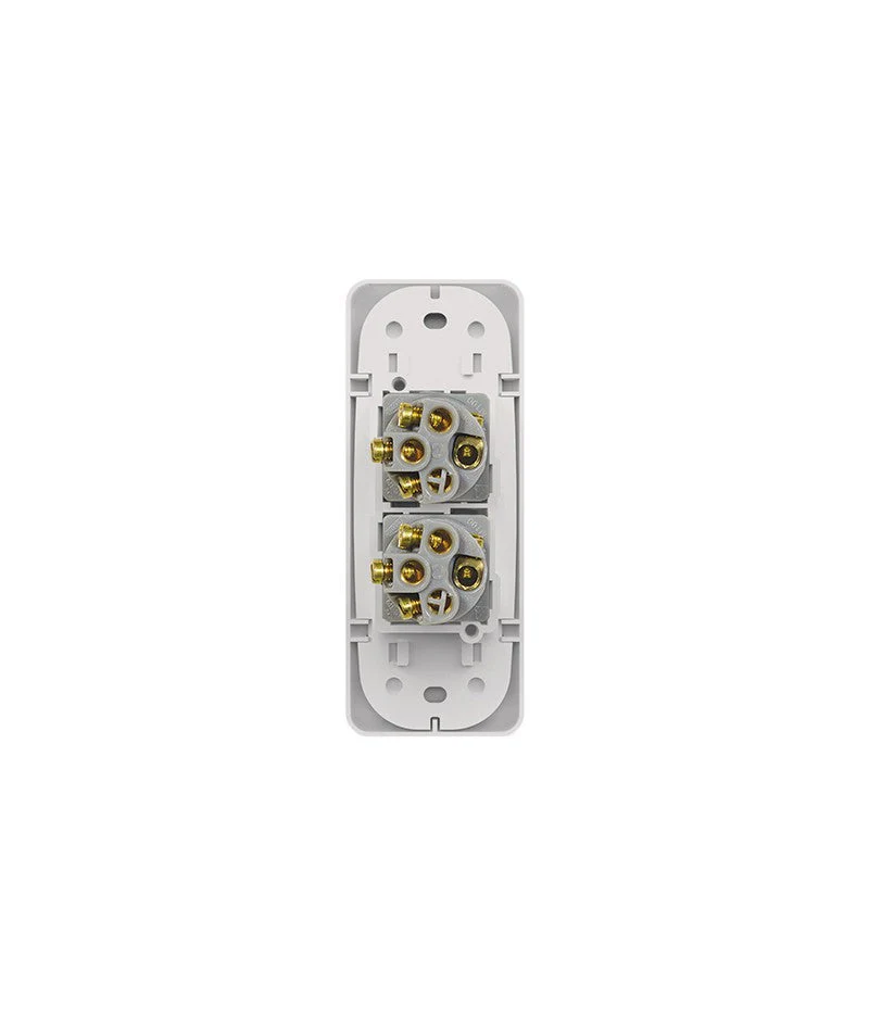 Trader Flat Cat 2 Gang Architrave Switch, Available in 4 Colours - Image 2