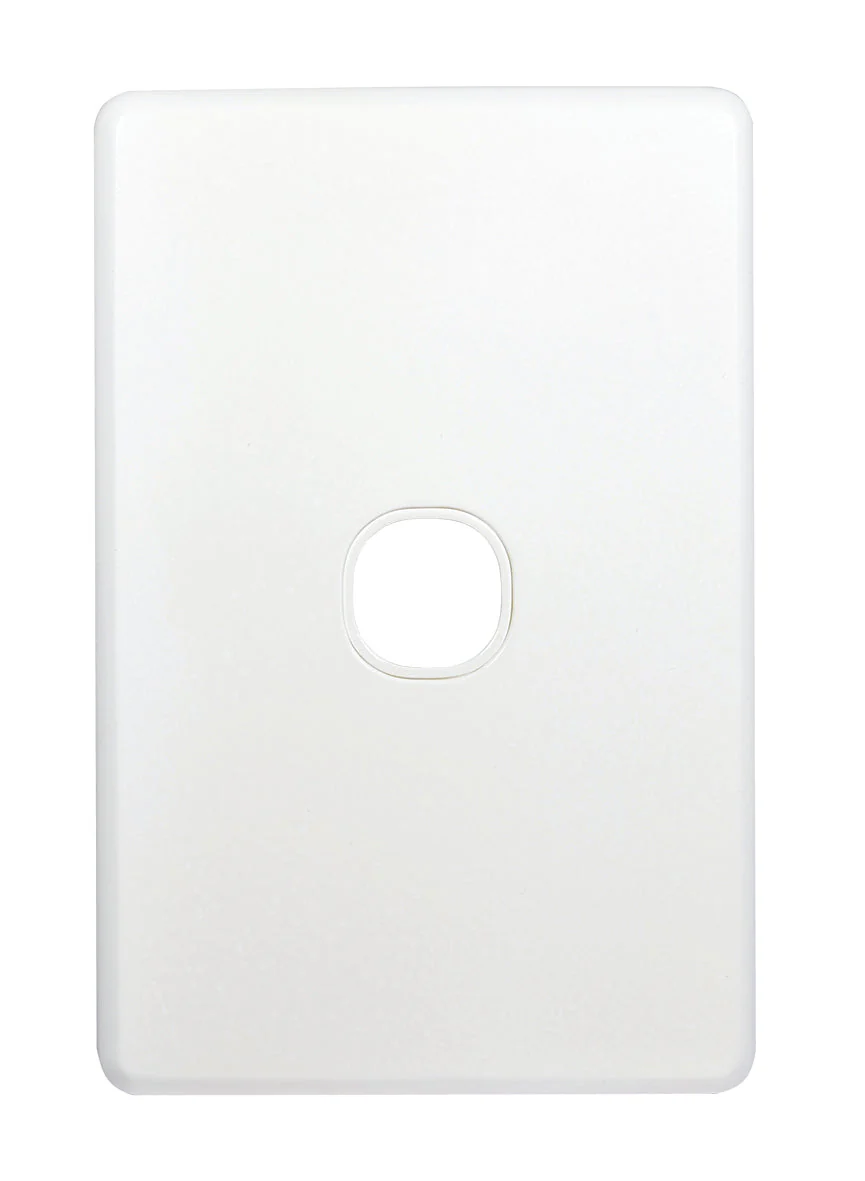 Flat Cat Slimline 1 Gang Grid & Plate Assembly, Available in 4 Colours - Image 3