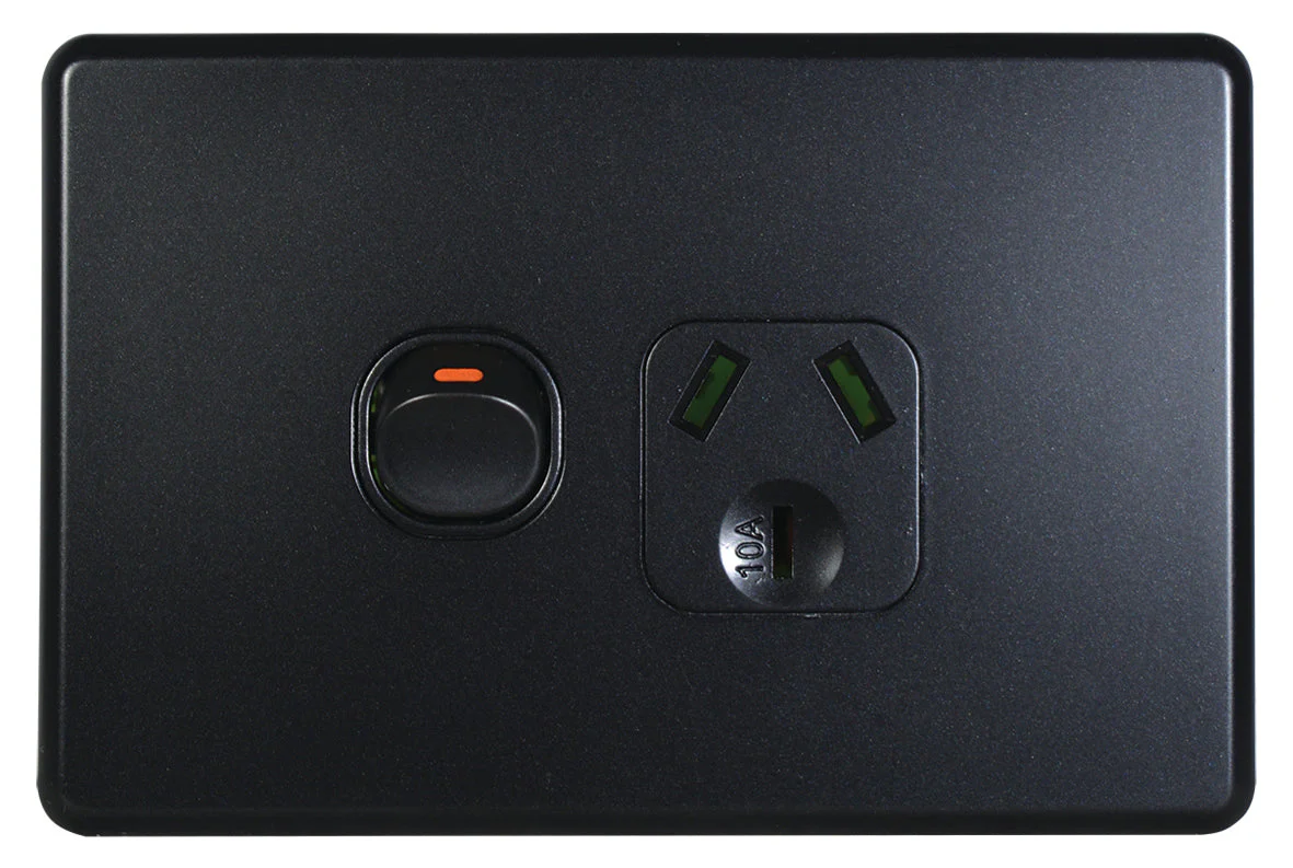 Flat Cat Slimline Single Powerpoint 10a, Available in 4 Colours - Image 2