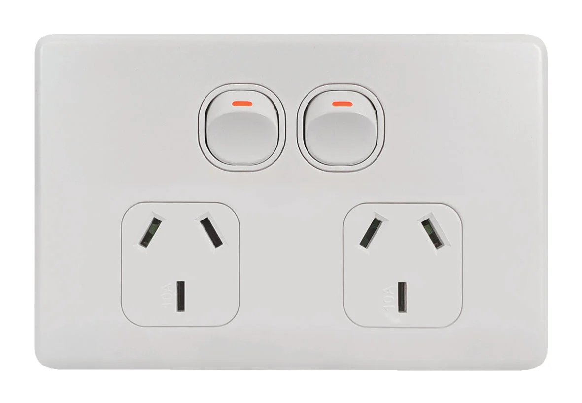 Flat Cat Slimline Double Powerpoint 10a, Available in 4 Colours