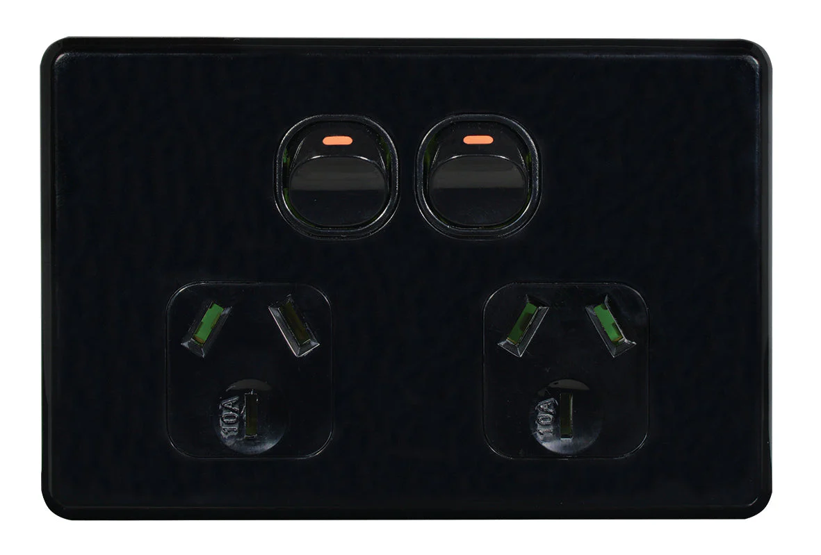 Flat Cat Slimline Double Powerpoint 10a, Available in 4 Colours - Image 4