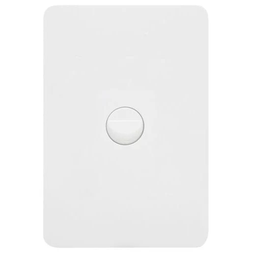 Hager Allure 1 Gang Switch, Available in 3 Colours