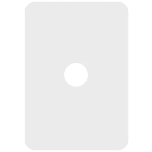 Hager Allure 1 Gang Grid & Plate Only, Available in 3 Colours - Image 2