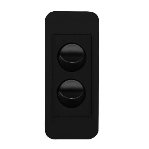 Hager Allure 2 Gang Architrave Switch, Available in 3 Colours - Image 3