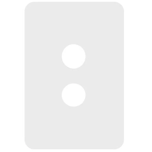 Hager Allure 2 Gang Grid & Plate Only, Available in 3 Colours - Image 2