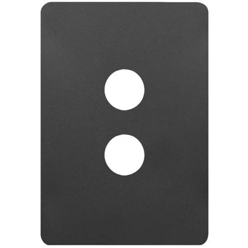 Hager Allure 2 Gang Grid & Plate Only, Available in 3 Colours - Image 3