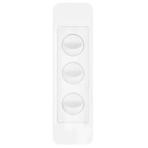 Hager Allure 3 Gang Architrave Switch, Available in 3 Colours