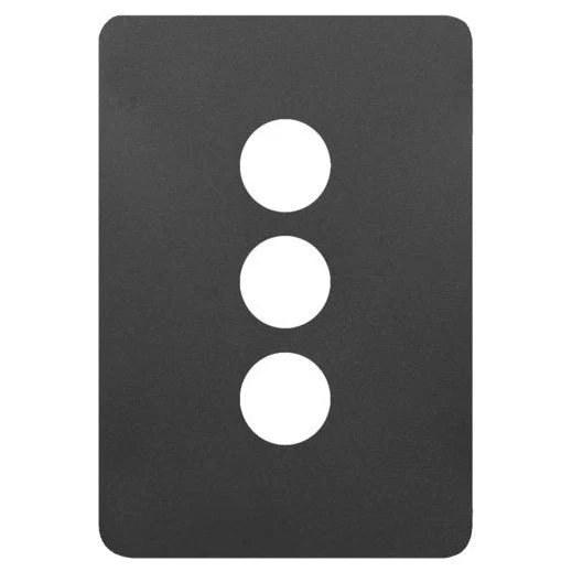 Hager Allure 3 Gang Cover Plate Only, Available in 3 Colours - Image 3