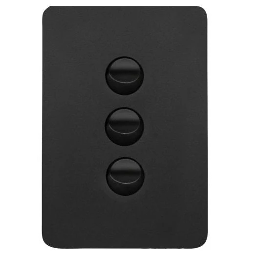 Hager Allure 3 Gang Switch, Available in 3 Colours - Image 3