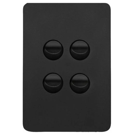 Hager Allure 4 Gang Switch, Available in 3 Colours - Image 3