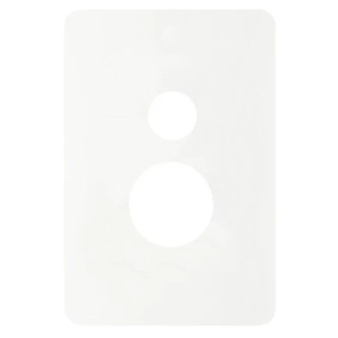 Hager Allure Single Vertical Powerpoint Cover Plate, Available in 3 Colours - Image 2