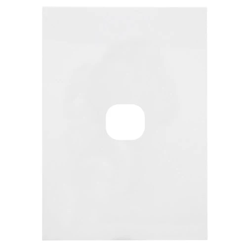 Hager Finesse 1 Gang Hybrid Grid & Plate Only, Available in 3 Colours - Image 2