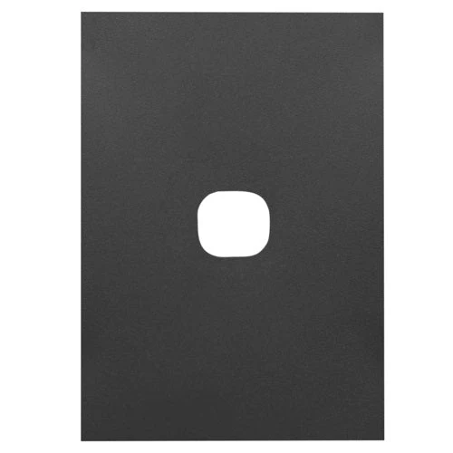 Hager Finesse 1 Gang Hybrid Grid & Plate Only, Available in 3 Colours - Image 3
