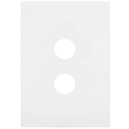 Hager Finesse 2 Gang Grid & Plate Only, Available in 3 Colours - Image 2