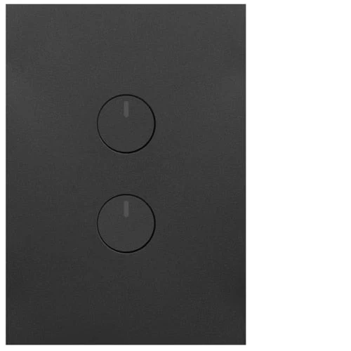 Hager Finesse 2 Gang Push Button Switch, Available in 3 Colours - Image 4