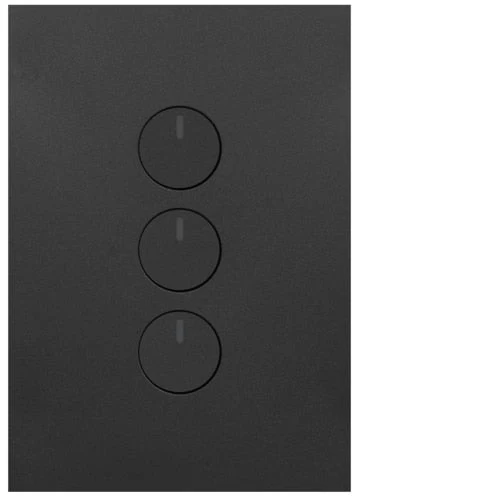 Hager Finesse 3 Gang Push Button Switch, Available in 3 Colours - Image 4
