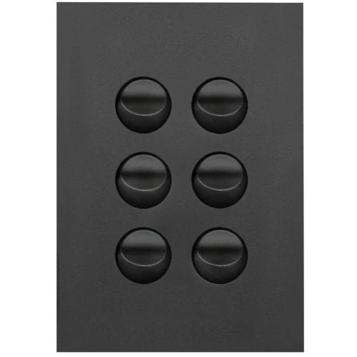 Hager Finesse 6 Gang Switch, Available in 3 Colours - Image 3