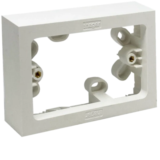 Hager Finesse Mounting Block, Available in 2 Colours