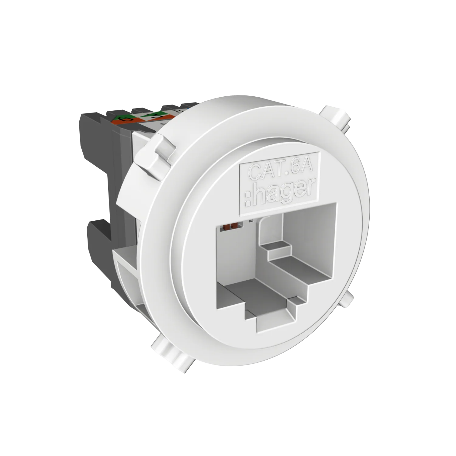 Hager Rotoloc RJ45 CAT6a Data Mechanism - Image 2