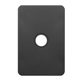 Hager Silhouette 1 Gang Grid & Plate Assembly, Available in 3 Colours - Image 2
