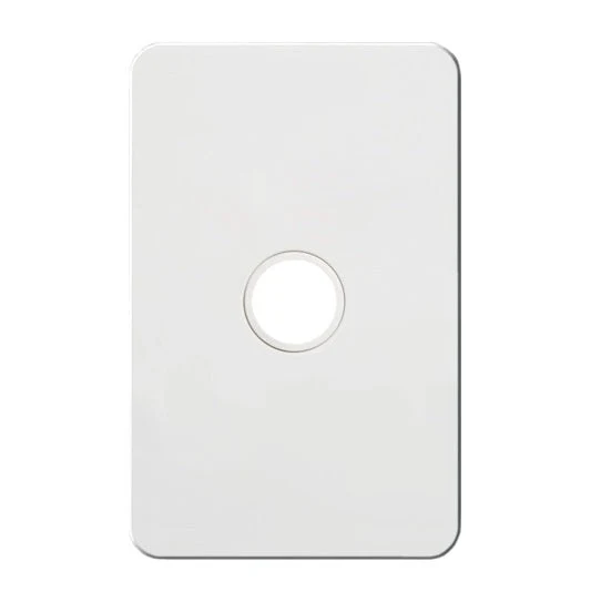 Hager Silhouette 1 Gang Grid & Plate Assembly, Available in 3 Colours - Image 3