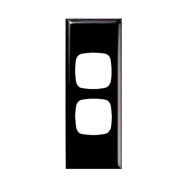 HPM Excel 2 Gang Architrave Switch Cover Plate Only 2 Finishes - Image 2