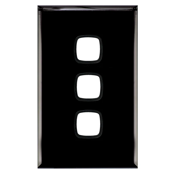 HPM Excel 3 Gang Switch Cover Plate Only 3 Finishes - Image 2