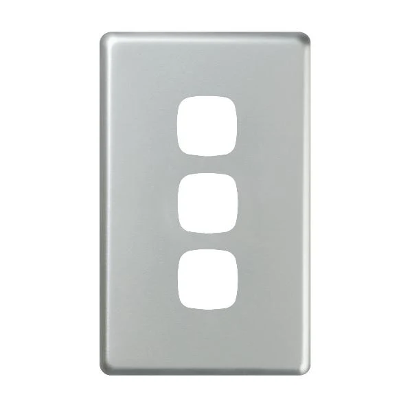 HPM Excel 3 Gang Switch Cover Plate Only 3 Finishes - Image 3