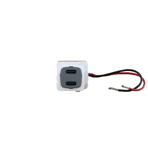 Legrand Arteor USB Charger Mechanism Type C+C, Available in 2 Colours