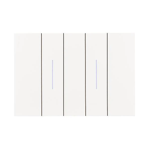 Legrand Bticino Living Now 2 Gang Complete Switch With LED, Available in 2 Colours