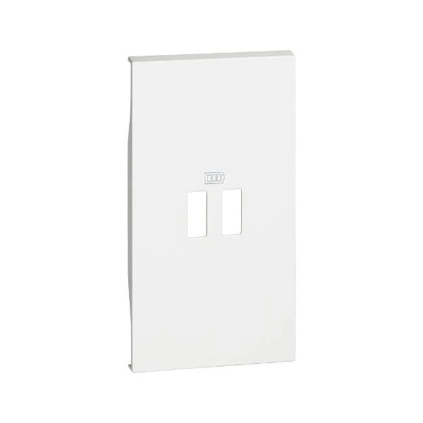 Legrand Bticino Living Now 2 Module Cover for USB Charger Mechanisms K4285C2 K4286C2 K4287C2