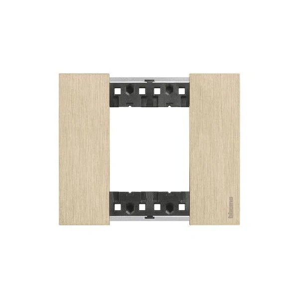 Legrand Bticino Living Now 2 Module Frame Metal Cover Plate, Available in 4 Colours - Image 4