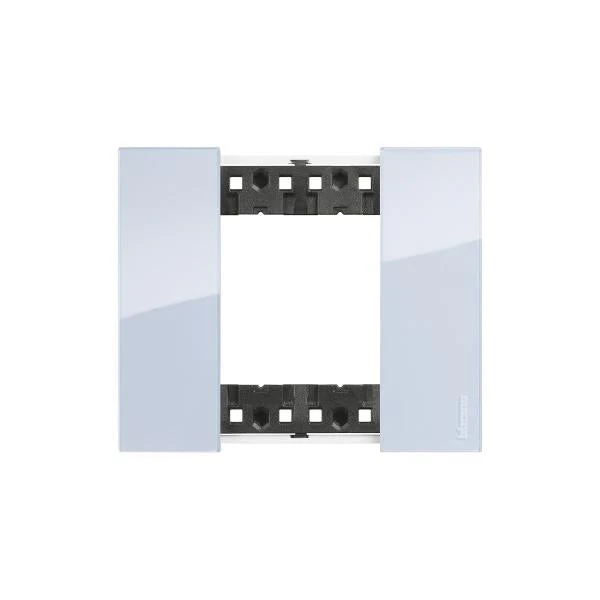 Legrand Bticino Living Now 2 Module Frame Polymer Cover Plate, Available in 6 Colours - Image 2
