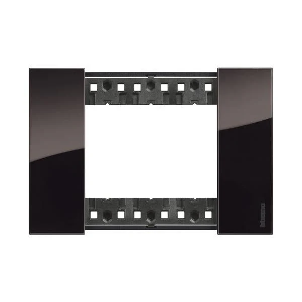 Legrand Bticino Living Now 3 Module Frame Polymer Cover Plate, Available in 6 Colours - Image 2