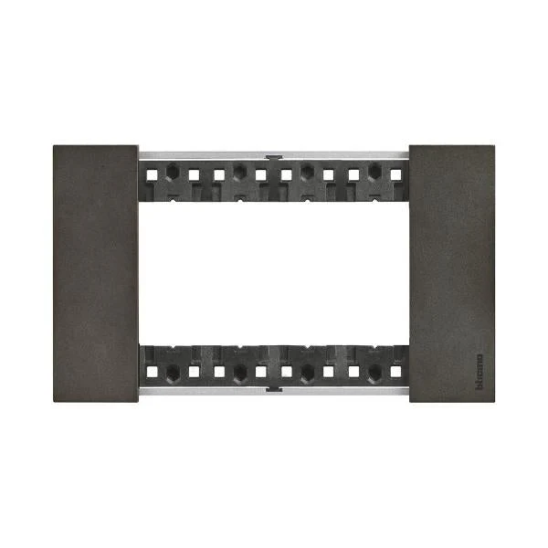 Legrand Bticino Living Now 4 Module Frame Metal Cover Plate, Available in 4 Colours