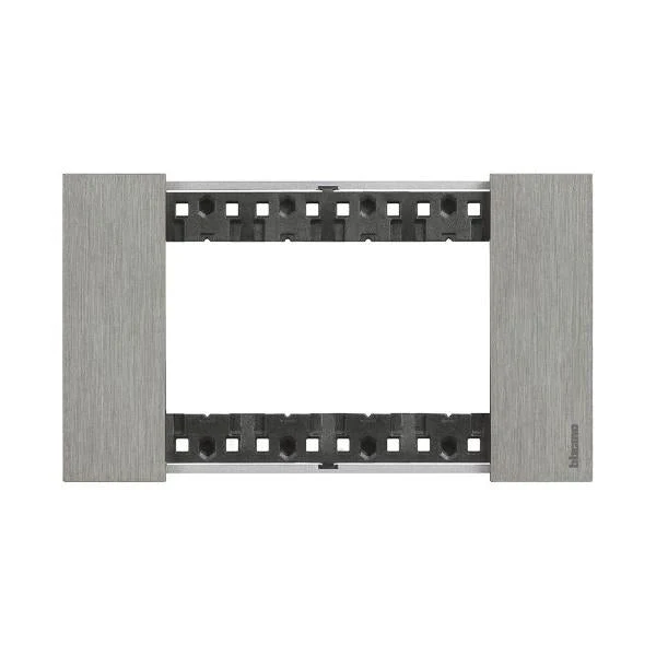 Legrand Bticino Living Now 4 Module Frame Metal Cover Plate, Available in 4 Colours - Image 3