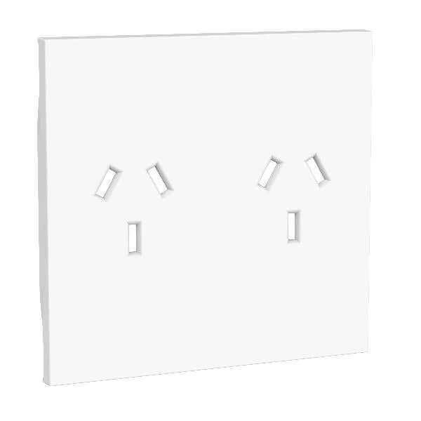Legrand Bticino Living Now 3 Module Cover for Auto Switched Double Powerpoint Mechanism LVNM777A