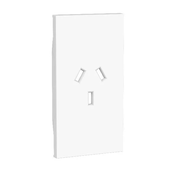 Legrand Bticino Living Now 2 Module Cover for Auto Switched Single Powerpoint Mechanism LVNM787A