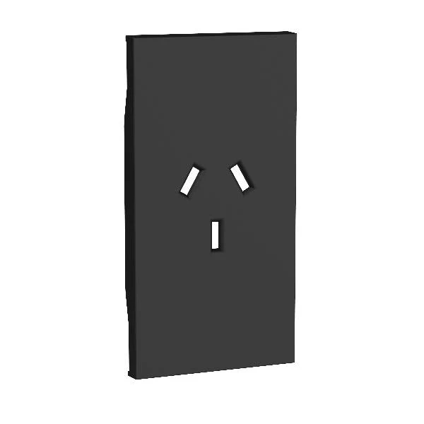 Legrand Bticino Living Now 2 Module Cover for Auto Switched Single Powerpoint Mechanism LVNM787A - Image 2
