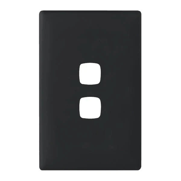 HPM Linea 2 Gang Switch - Cover Plate Only, Variety of Finishes - Image 5