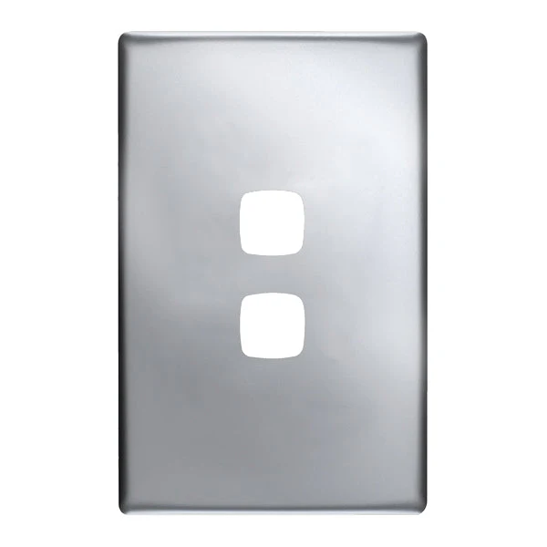 HPM Linea 2 Gang Switch - Cover Plate Only, Variety of Finishes - Image 6