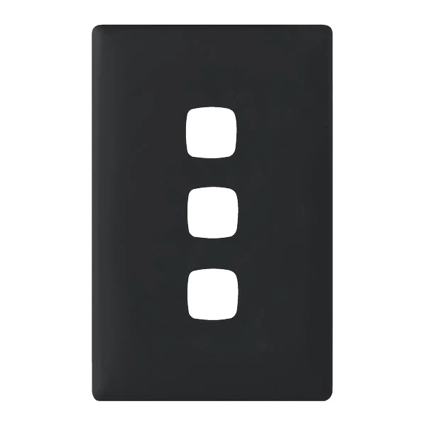 HPM Linea 3 Gang Switch - Cover Plate Only, Variety of Finishes - Image 6