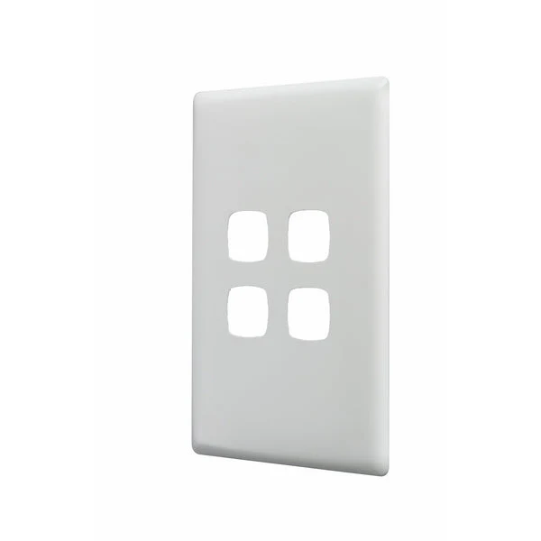 HPM Linea 4 Gang Switch - Cover Plate Only, Variety of Finishes - Image 7