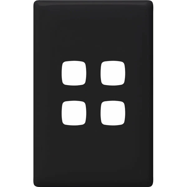 HPM Linea 4 Gang Switch - Cover Plate Only, Variety of Finishes - Image 8