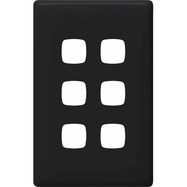 HPM Linea 6 Gang Switch - Cover Plate Only, Variety of Finishes - Image 8