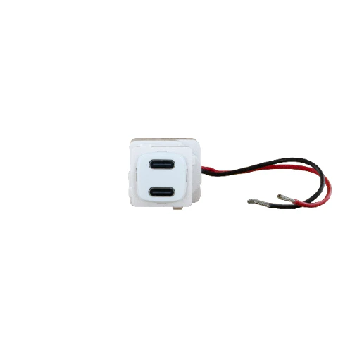HPM Linea USB Charger Mechanism Type C+C